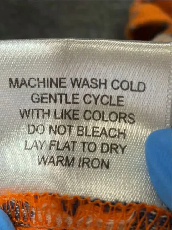 NWOT ModCloth Orange & Blue Floral Peplum Sleeveless Top 1X - Picture 8 of 8